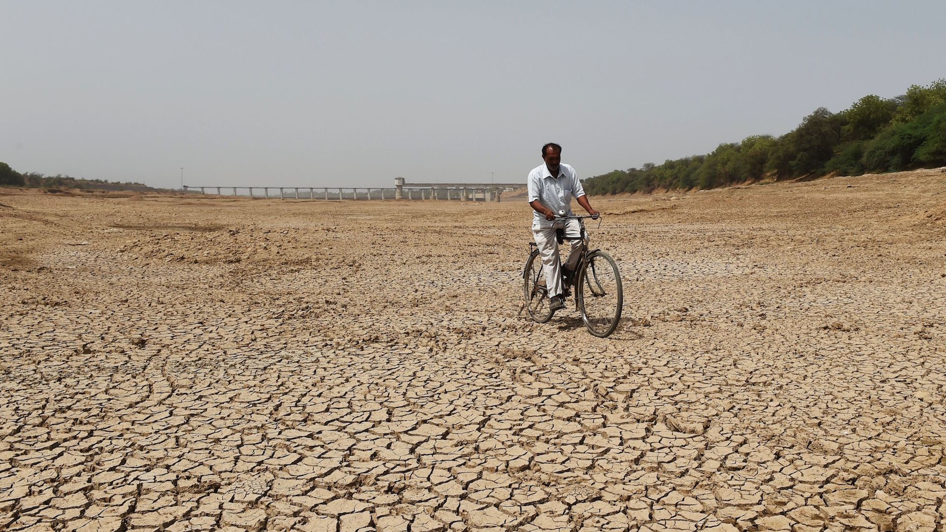Drought conditions in India.