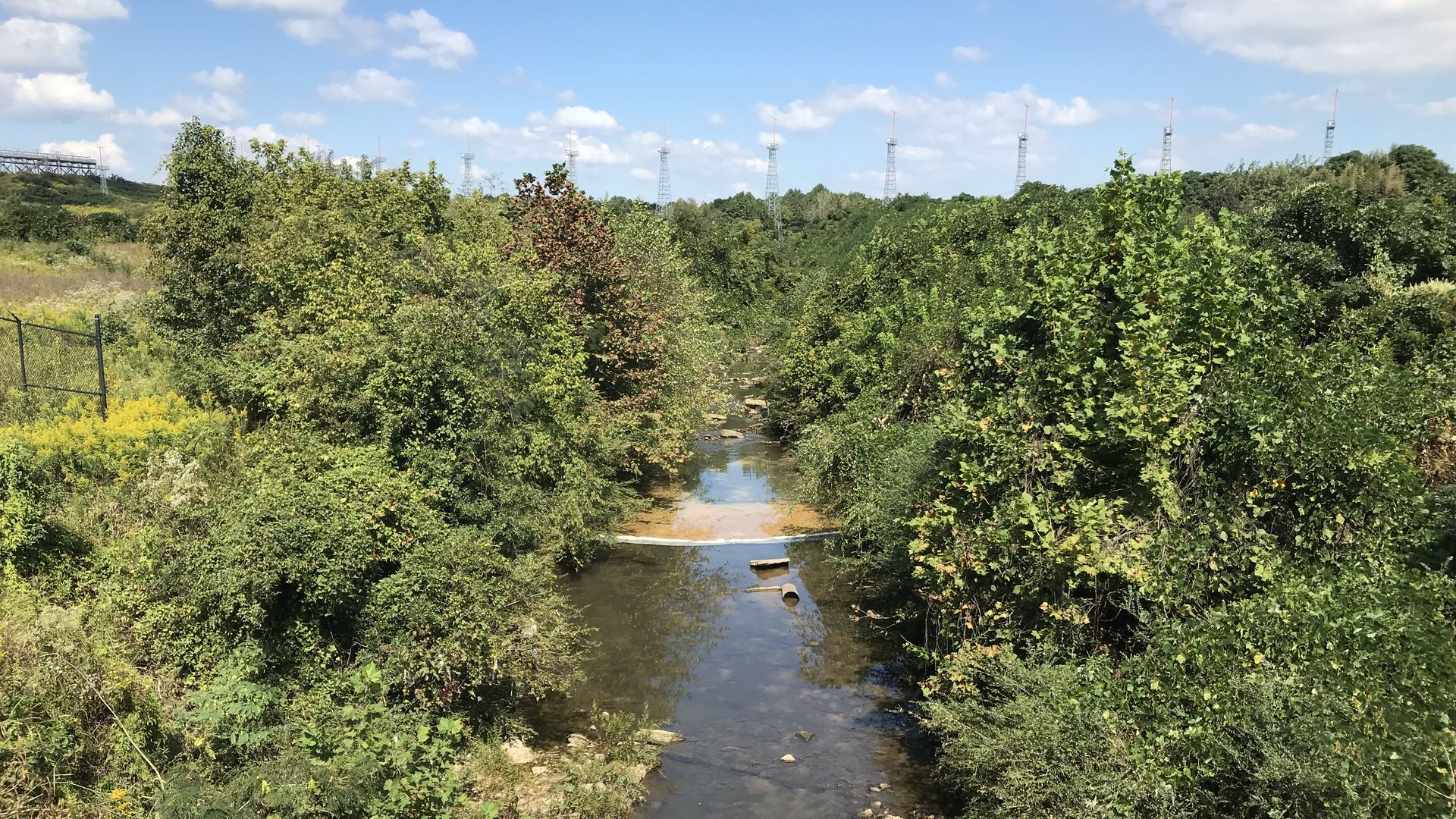 An elevated photo of the Flint River, a metro Atlanta waterway that advocates say deserves better protection from pollution
