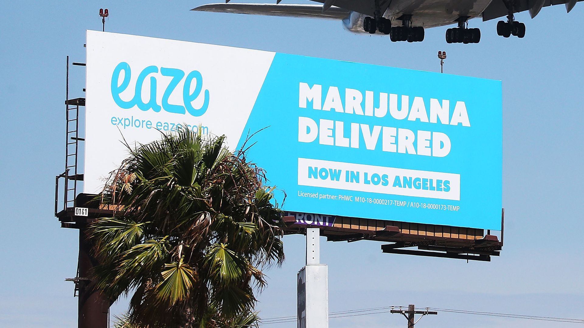 Billboard of Eaze company