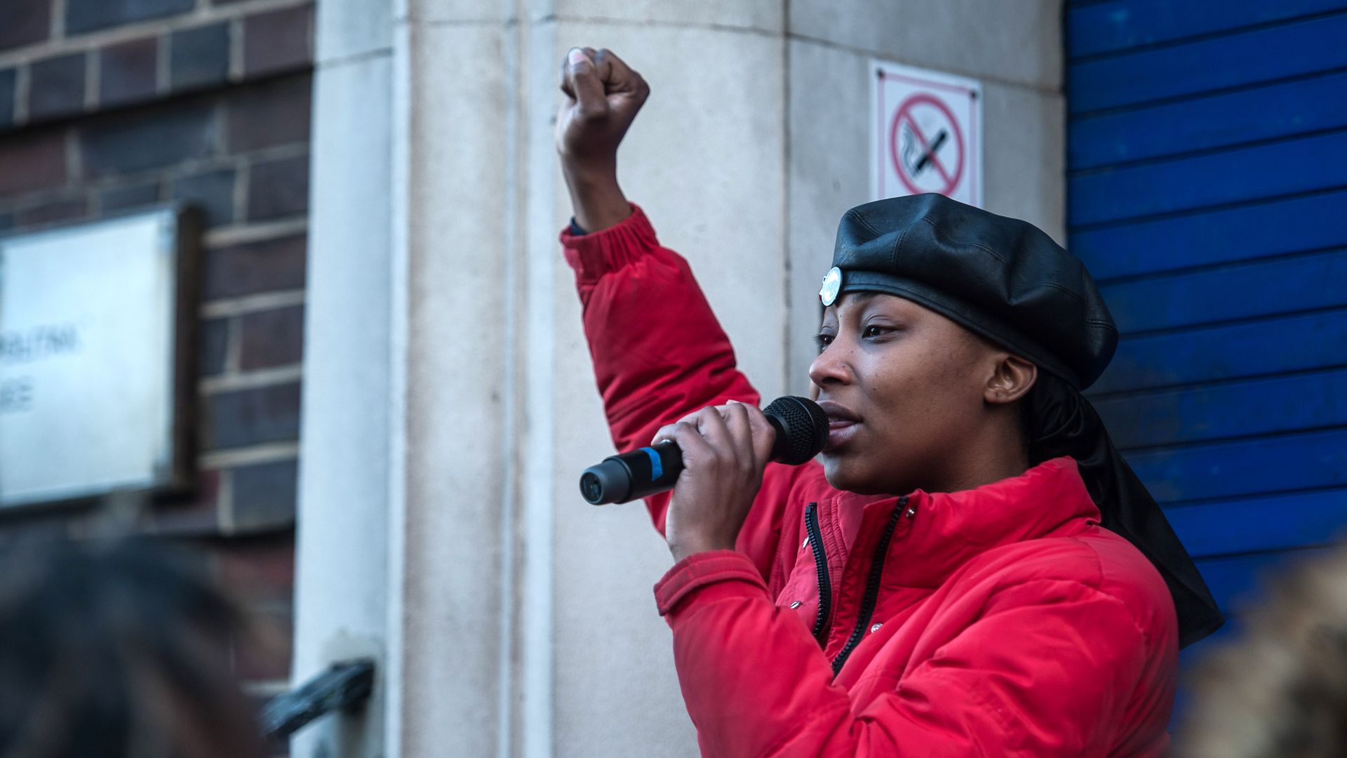 Picture of black lives matter activist Sasha Johnson