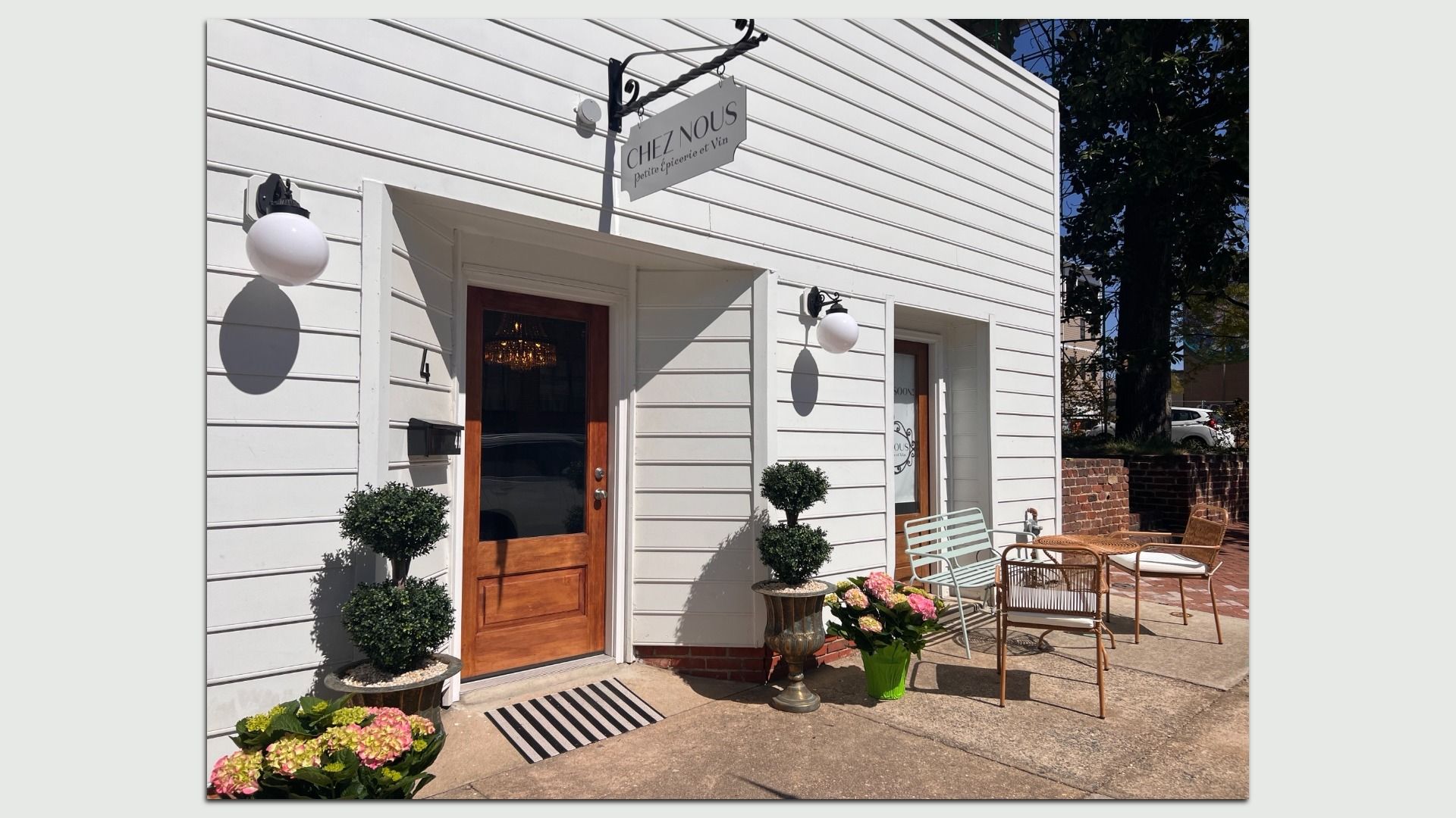 Chez Nous is 4 W. Cary St., near the intersection of Foushee. Image: Courtesy of the restaurant.