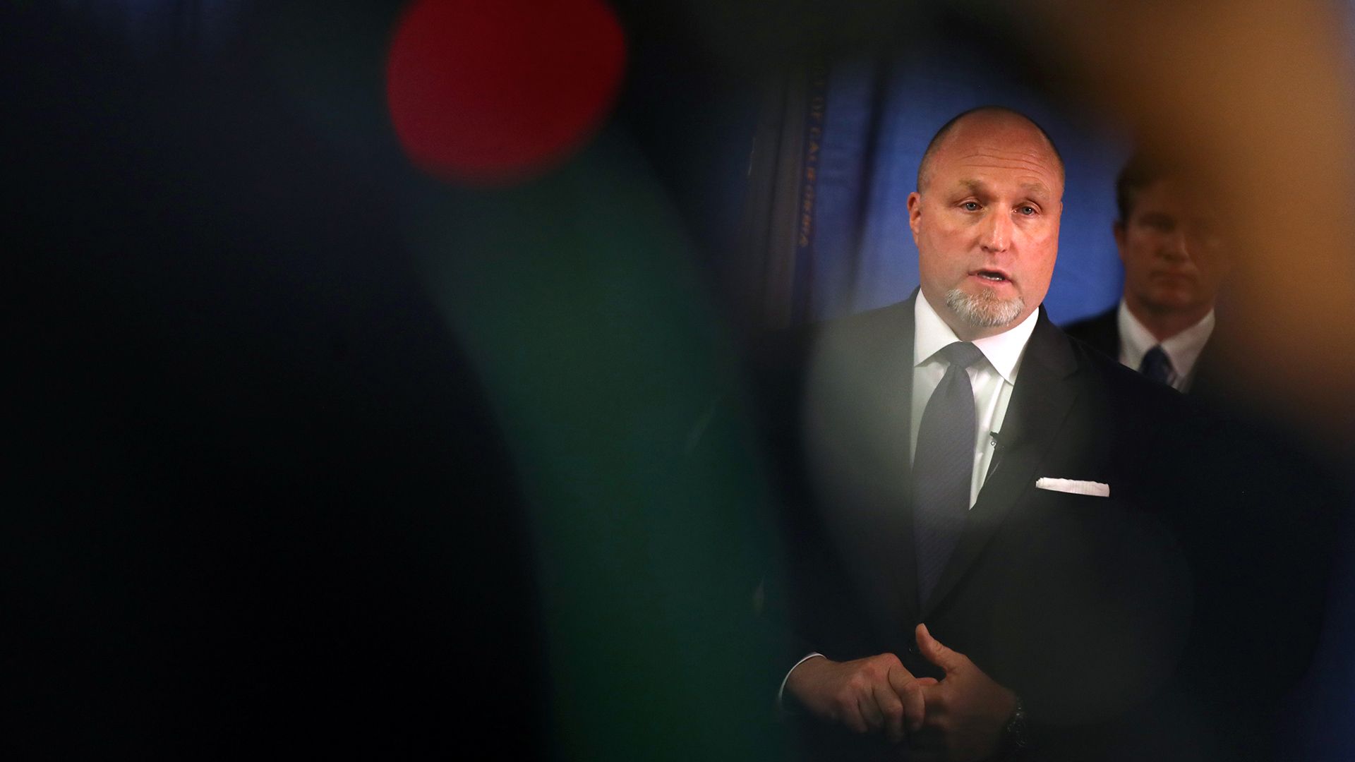 FBI special agent in charge John F. Bennett in a Sept. 30 news conference, announcing charges in a Chinese espionage case.